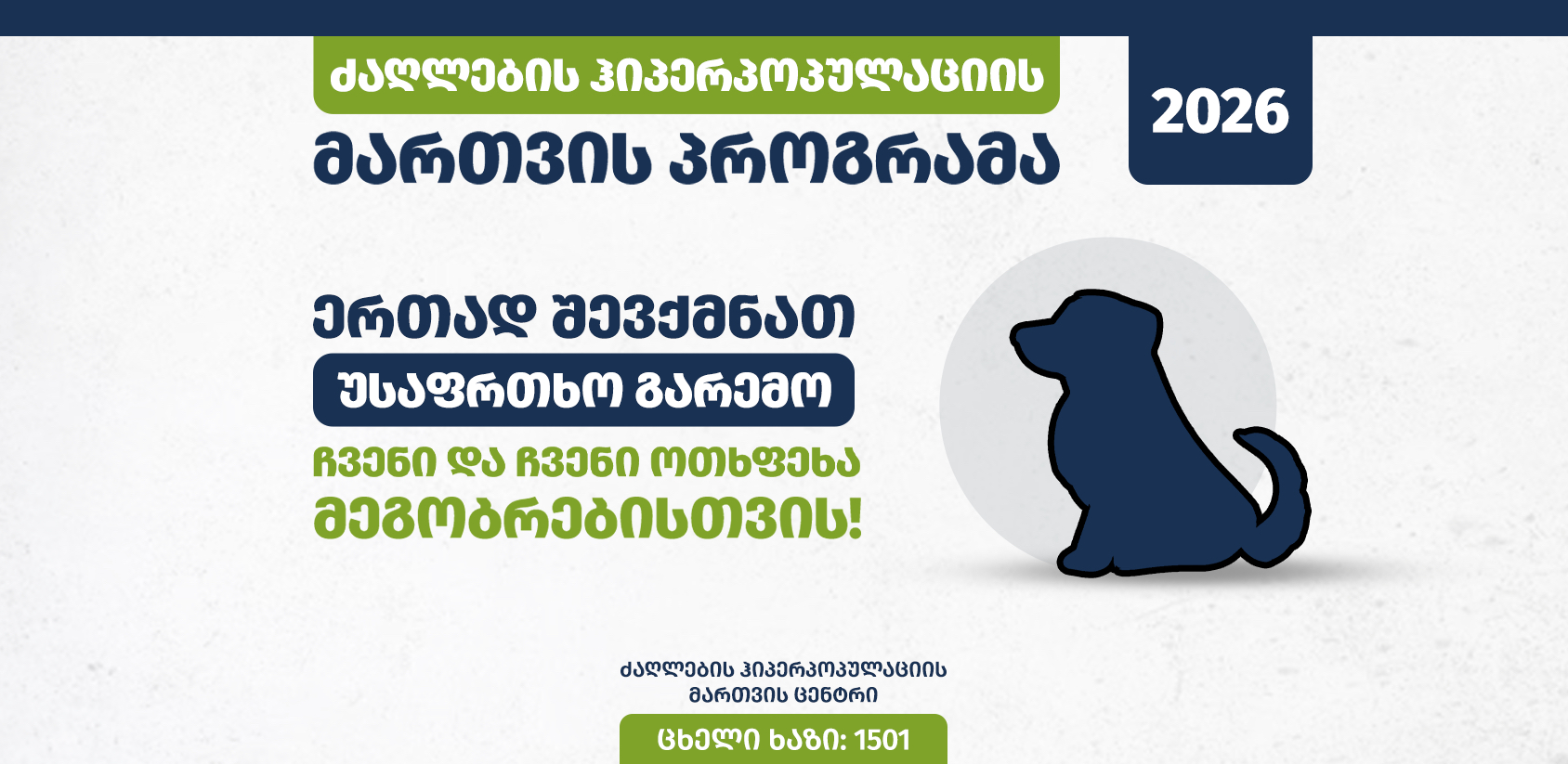 Action areas and implementation time of the Dog Overpopulation Management Program