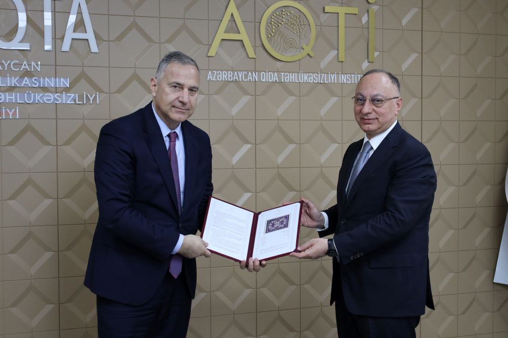  A Memorandum of Cooperation has been developed between the National Food Agency and the Food Safety Agency of Azerbaijan