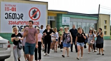 ჟურნალისტები აზიურ ფაროსანასთან ბრძოლის ღონისძიებებს სამეგრელოს რეგიონში გაეცნენ